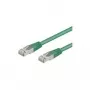 Wentronic Goobay CAT 5e SF/UTP Patchkabel, Grün, 1m, CCA 68043