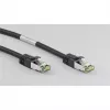Wentronic Goobay CAT 8.1 Patchkabel, S/FTP (PiMF), Schwarz, 3 m – LSZH Halogenfrei, Kupfer AWG 24 (66723)