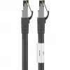 Wentronic Goobay CAT 8.1 S/FTP Patchkabel, LSZH, Schwarz, 1 m 66721
