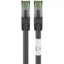 Wentronic Goobay CAT 8.1 S/FTP Patchkabel, LSZH, Schwarz, 1 m 66721