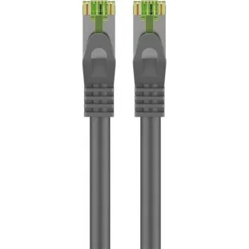 Wentronic Goobay CAT 8.1 S/FTP (PiMF) Patchkabel, RJ45, 0,5 m, Grau, GHMT-zertifiziert 61113