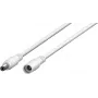 Wentronic Goobay DC-Verlängerungskabel 3m Weiß - 5,5 x 2,1mm DC-Hohlstecker auf Buchse 76675