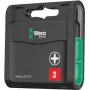 Wera 05057750001 20-teiliges diamantbeschichtetes Schrauberbit-Set mit Universalhalter, 1/4 Zoll Sechskantantrieb, 25 mm Länge