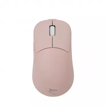 White Shark AERO PINK Kabellose Gaming-Maus (Pink, 10000 DPI, 2,4 GHz/USB-C)