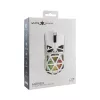 White Shark MORIEN WGM-5025 Tri-Mode-Gaming-Maus (BT / 2,4 GHz / kabelgebunden), 6200 DPI (bis 12000), RGB, Weiß