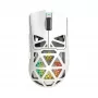 White Shark MORIEN WGM-5025 Tri-Mode-Gaming-Maus (BT / 2,4 GHz / kabelgebunden), 6200 DPI (bis 12000), RGB, Weiß