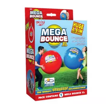 Wicked Vision Mega Bounce XL Aufblasbarer Spielball - 80 cm Regenbogen