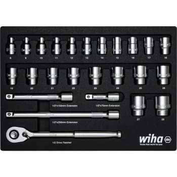 Wiha 44740 1/2 inch Steckschlüsselsatz