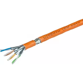 Wirewin VKW SFTP K7 LSOH3 1000SXB Cat.7 S/FTP Netzwerkkabel, 1000 m, Orange