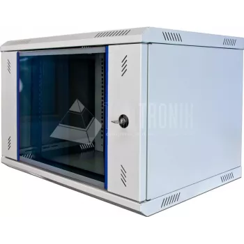Wirewin WCAB PS2 600X450X15U Wandmontiertes Rack 15U Grau