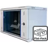 Wirewin WCAB PS2 600x450x4U Wandmontage-Rackschrank, Grau (RAL 7035), 19 inch, 4U, Sicherheitsglastür WCAB PS2 600X450X4U B FP
