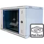 Wirewin WCAB PS2 600x450x4U Wandmontage-Rackschrank, Grau (RAL 7035), 19 inch, 4U, Sicherheitsglastür WCAB PS2 600X450X4U B FP