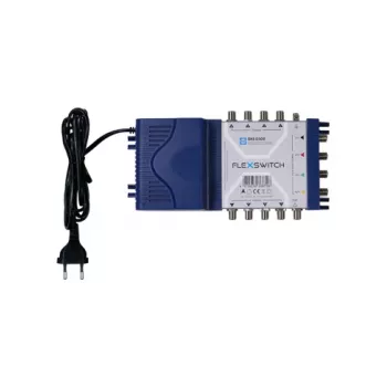 WISI DXS0508 FLEXSWITCH Multiswitch 5 Eingänge 8 Ausgänge Aktiv mit Netzteil