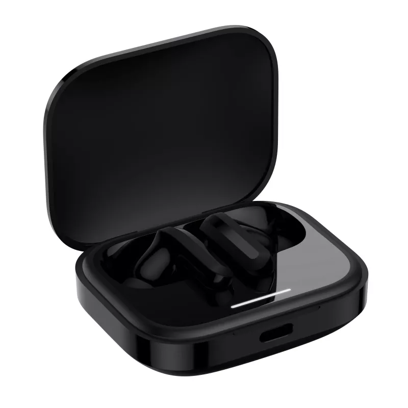 Xiaomi Redmi Buds 5 True Wireless Earbuds mit Hybrid ANC, 46dB, Bluetooth 5.3, IP54, Schwarz