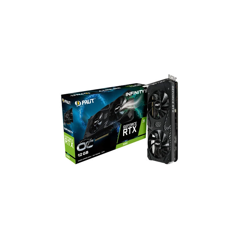 Palit GeForce RTX 3060 Infinity 2 OC 12GB GDDR6 Grafikkarte, HDMI, 3x DP