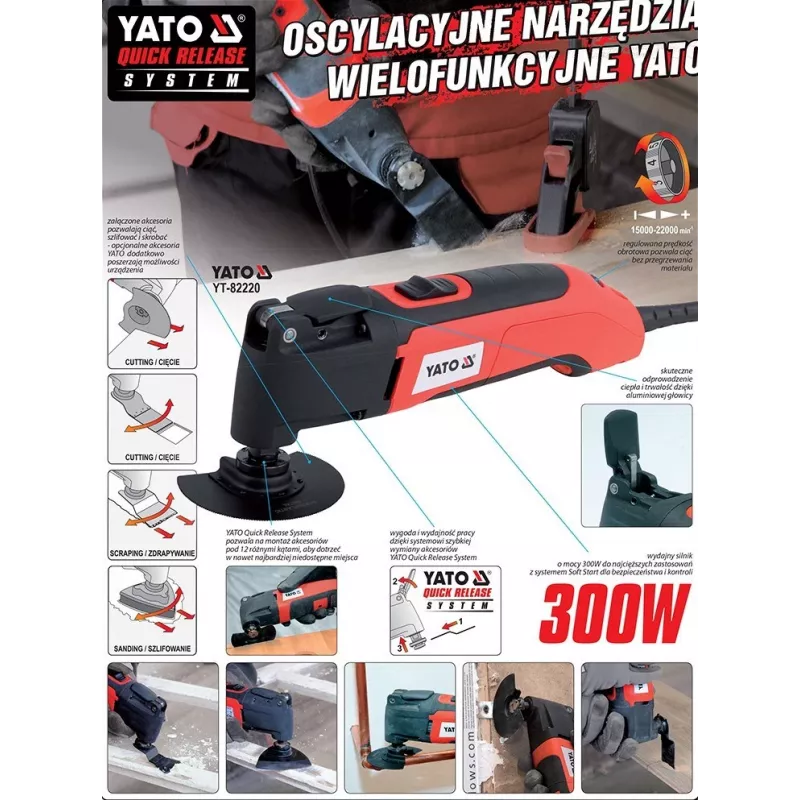 YATO 300W Multifunktionswerkzeug