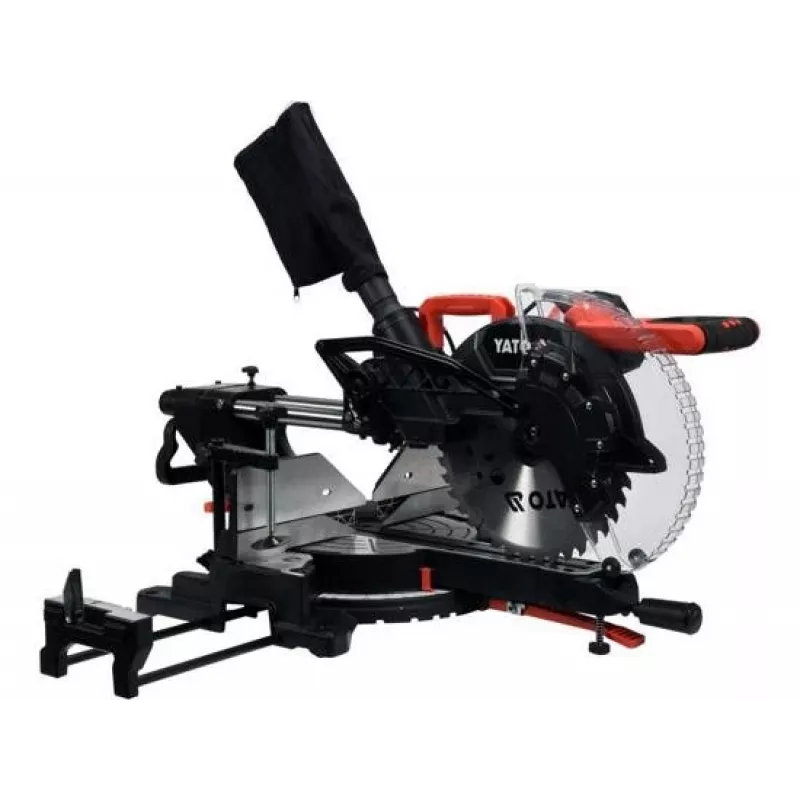 YATO Kapp- und Gehrungssäge 1800W mit Zugfunktion und Laser, 305mm