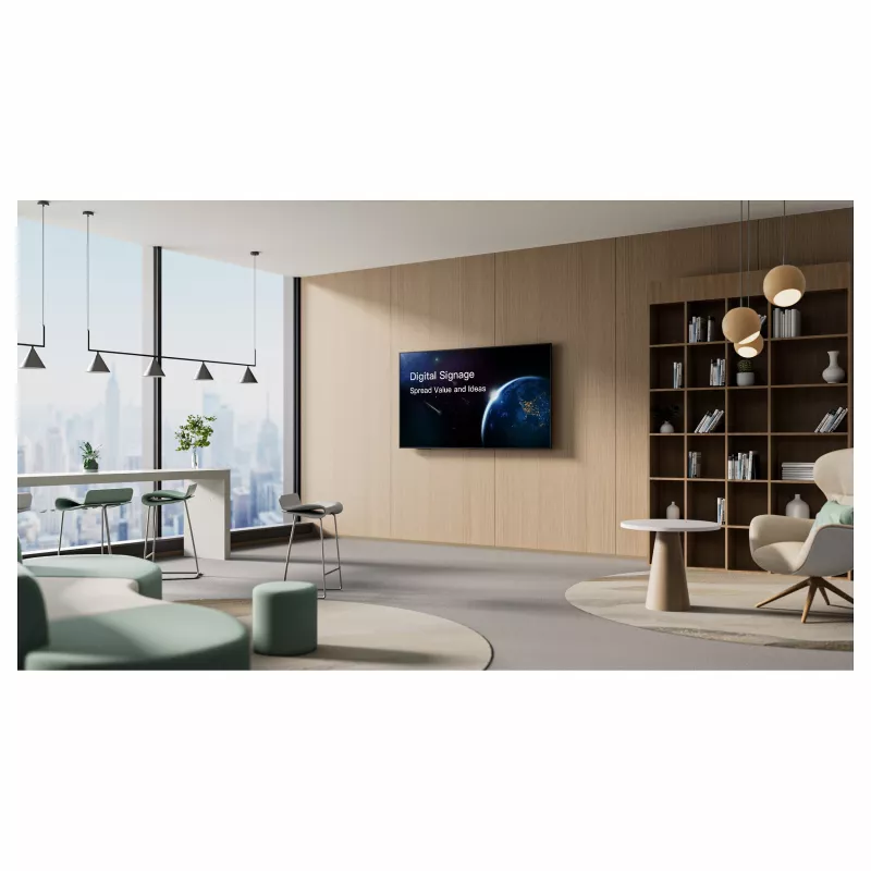 Yealink MSFT Meeting Display MD55 - 55 Zoll 4K interaktiver Touchscreen für Microsoft Teams Rooms