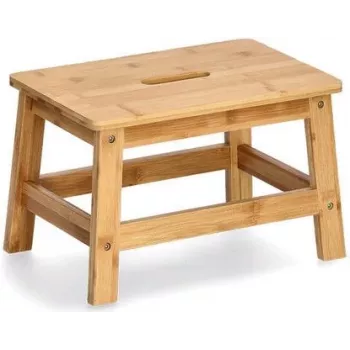 Zeller Present Klapphocker Grau Hart Sitz Holz 4 Beine 13036