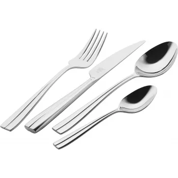 ZWILLING Constance 68-teiliges Edelstahl-Besteck-Set, Service für 12 Personen, spülmaschinengeeignet, polierte Oberfläche