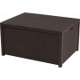 KETER Gartentisch/Aufbewahrungsbox Arica braun