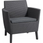 KETER Gartenstühle 2 Stk. Salemo Duo grau