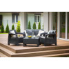 KETER Gartenmöbel-Set Bahamas Set grau