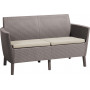 KETER Gartensofa für zwei Salemo 2-Sitzer Sofa beige