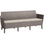 KETER Salemo 3-Sitzer Sofa beige