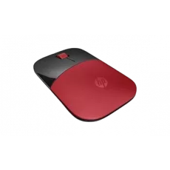 HP Wireless Maus 220 (Sunset Red), beidhändig, optisch, RF Wireless, 1600 DPI, Schwarz, Rot