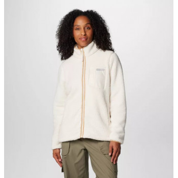Columbia West Bend Full Zip II Damen-Fleecejacke, Chalk, S