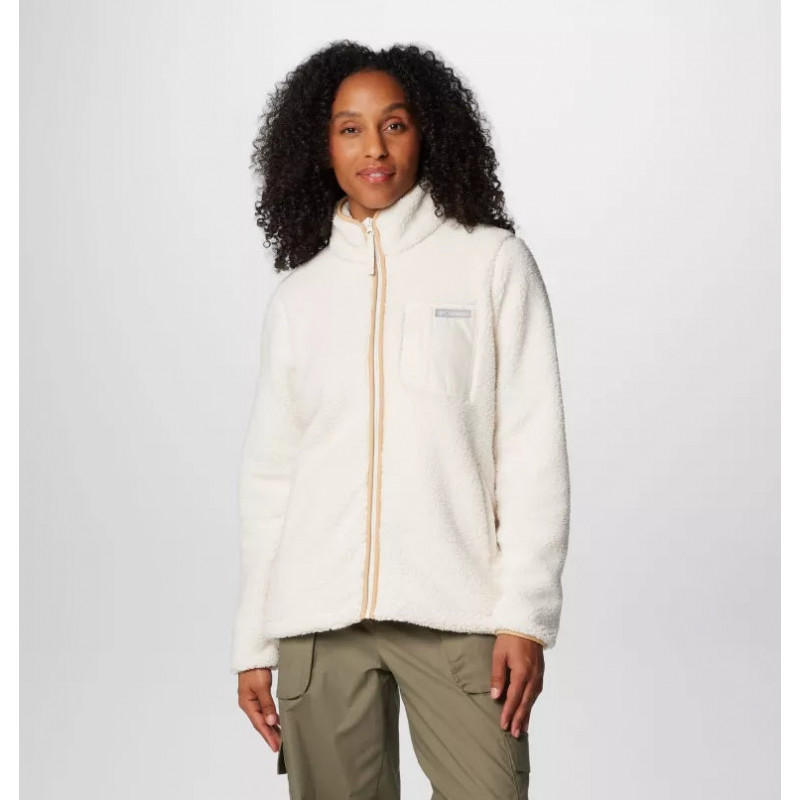 Columbia West Bend Full Zip II Damen-Fleecejacke, Chalk, S
