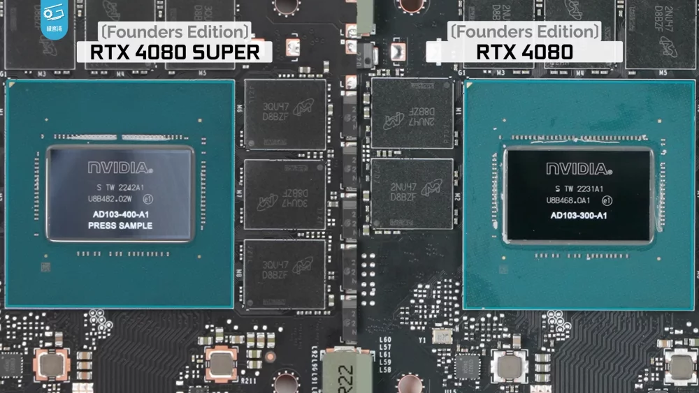 Graphics card circuit board with GPU chip