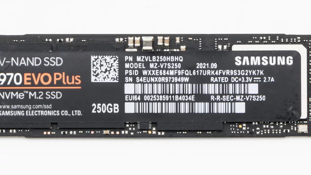 Samsung M.2 NVMe SSD